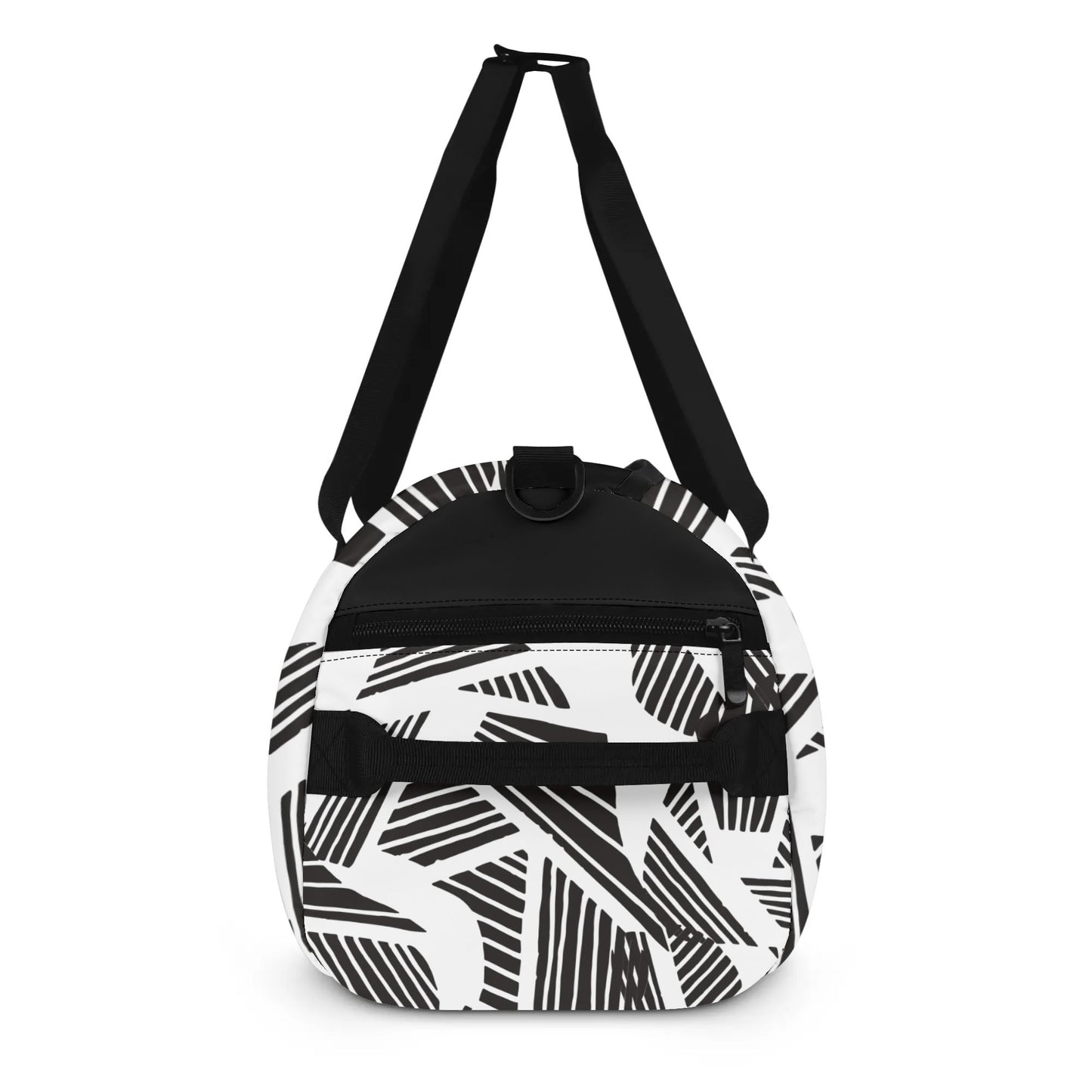 Black & White Abstract Fashion Luggage/Gym/Duffle Bag