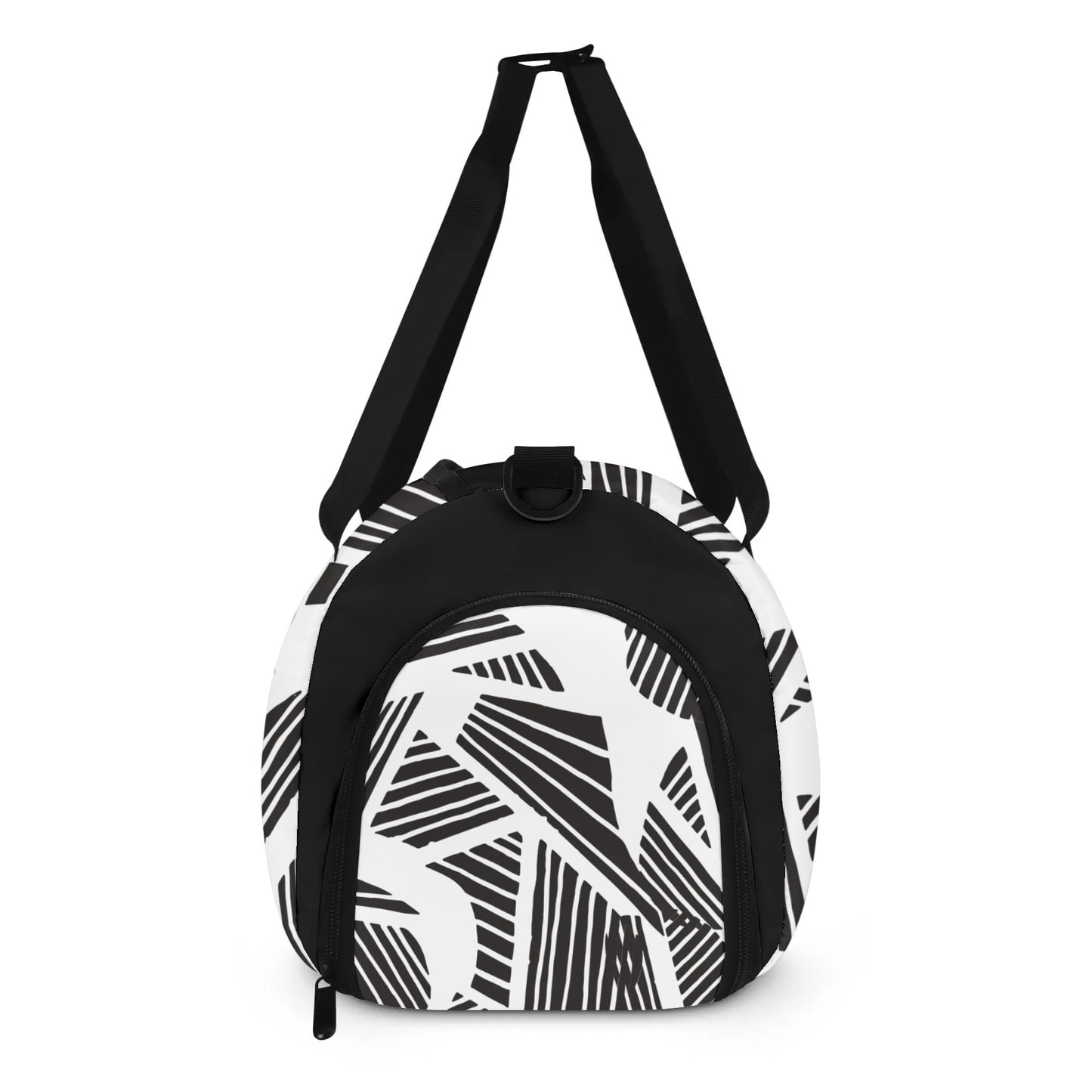 Black & White Abstract Fashion Luggage/Gym/Duffle Bag